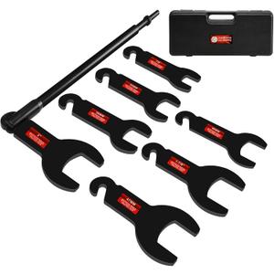 BETOOLL 8PCS Pneumatic Fan Clutch Wrench - 43300 Removal Tool Kit, Auto Repair Spanner Kit Installs Compatible With Ford, GM, Chrysler and Jeep
