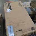 VASAGLE Kitchen Island with 3 Shelves, 47.2 Inches Width Kitchen Shelf with Power Strip, Large Worktop, Stable Steel Structure, Industrial, Easy to Assemble, Rustic Brown and Black UKKI101K01