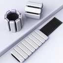 Sportneer Wrist & Ankle Weights for Women Men - 1 Pair (1 lb Each) | Adjustable Weighted Bracelet Silicone Bangles for Yoga, Dance, Pilates, Cardio, Aerobics, Gym, Pool Exercises and Jogging (Rhino Grey, 1 LB x 2)