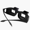 Valuu Lazy Glasses Bed Prism Glasses Spectacles Horizontal High Definition Glasses Prism Periscope Lie Down Eyeglasses for Reading and Watch TV in Bed Unisex