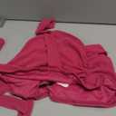 OYOANGLE Women's Glitter Sparkly Sleeveless Tie Backless Ruched Crop Halter Tops Party Clubwear M