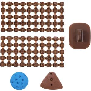 Mini Clay Stamps - Alphabet, Number & Symbols Stamps Set for Ceramic Decorating, Custom Pottery Stamp, Small Fondant Letter Cutters, Embosser Stamp for DIY Cookie Clay Mold Accessories