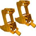 2 PCs Portable Wall Jack for Framing, Use with 1-1/2 X 3-1/2 In Fir Poles Or 1 In OD Steel Pipe, Malleable Casting Iron Wall Jack for Lifting Wall Beams, Capacity of Lifting 1,000 lbs, 2 Pack