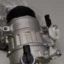 DA8Z19703A Air Conditioner AC Compressor with Clutch Replacement for Ford Flex Explorer 3.5L 2013-2018, Ford Taurus 3.5L 2013-2018, Lincoln MKS MKZ 3.7L 2013-2016#DA8Z19703B, DA8Z19703C, FB5Z19703B