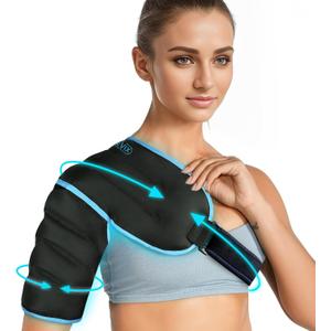 REVIX 3D Sewing Shoulder Ice Pack Wrap for Better Snug Fit and Putting on, Ice Pack for Shoulder Brace, Hot Cold Gel Packs Reusable for Discomfort Relief, Muscle Relaxation & Daily Use