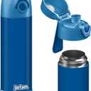 Jarlson Kids Water Bottle MALI [18OZ] - No Straw Stainless Steel Thermo Bottle - Insulated Waterbottle Leak Proof for School & Sports - Thermo Tumbler for Boys & Girls (Blue)