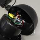 Dental Ultrasonic Retainer Cleaner Machine - 45kHz Dental Cleaning Pod with 4 Modes, Digital Timer & 200ML Capacity for Denture, Mouth Guard, Aligner, Night Guard, Braces, Toothbrush Head & Jewelry (Black)