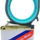 Otstar 6-in-1 Jar Opener & Bottle Opener Set for Weak Hands - Multi-Function Kitchen Opener Tool for Seniors with Arthritis, Elderly - Includes Jar Lid Gripper Pad, Corkscrew Opener (Blue and Grey)