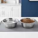 4-Pack Stainless Steel Dog Bowls 47 Oz Metal Dog Bowls for Large & Medium Dogs, 304 Stainless Steel Dog Bowl, Dishwasher Safe Basic Dog Food Bowls Stainless Steel Cat Bowls for Kennel