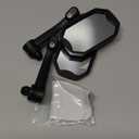 Bar End Bike Mirrors, HighDefinition Convex Glass Lens for E-Bike Handlebars, Scratch Resistant, Safe Rearview 1 Pair Bicycle Mirror(Right And Left Side)