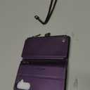 Defencase Compatible with Galaxy A16 5G Case Wallet with RFID Blocking Card Holder for Women and Men, PU Leather Magnetic Snap Flip Zipper Strap Wallet Phone Case for Samsung Galaxy A16/ 5G, Purple