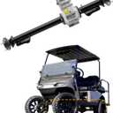 Electric Rear Axle Assembly, 12.44:1 Compatible with EZGO Golf Cart 1996-2022 TXT, 1994-1999 Medalist, 1998-2001 Workhorse 800, 2011-2012 ST Sport, 2004-2018 Cushman MPT 800, 73500G01, w/o Brake Drum