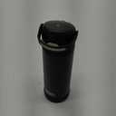 THERMOS FUNTAINER 16 Ounce Stainless Steel Vacuum Insulated Bottle with Wide Spout Lid, Black Matte