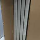 KINYING Air Conditioner Fence Privacy Screen,4 Panels Pool Equipment Trash Can Enclosure Screen for Outdoor,Resin Fence Panels Kit,45" (H) x 22" (W) Per Panel, White