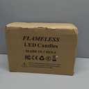 Vinkor Flameless Candles Battery Operated Candles Real Wax Pillar LED Candles with 10-Key Remote and Cycling 24 Hours Timer (Ivory 4" 5" 6" 7" 8" 9")