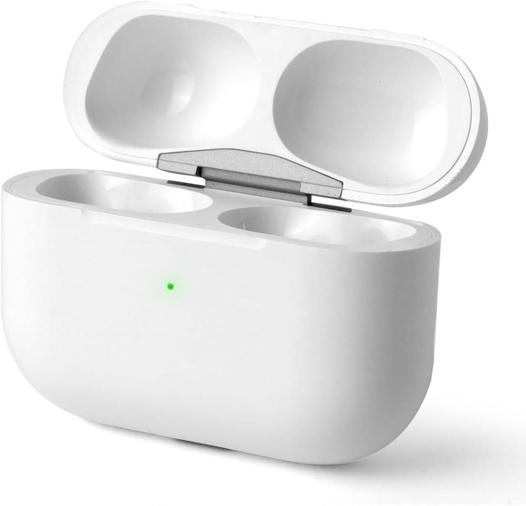 Wireless Charging Case Replacement for AirPod Pro 1st/2nd Generation Charging case, White, Bluetooth Pairing