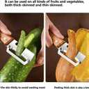 Multi-Functional Vegetable Peeler for Kitchen,2 in 1 Multi Functional Vegetable Peele,for Fruit Apple Potato Pumpkin Papaya Zucchini