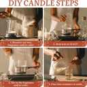 MicCai Yellow Natural Beeswax Pellets 5LB, Organic Beeswax, Beeswax for Candle Making, Body, Skin Care DIY, Lip Balm, Soap and Lotion Making Supplies