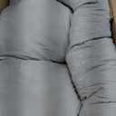 BFPETHOME Dog Beds for Large Dogs, Plush Dog Crate Bed Fluffy Cozy Kennel Pad for Sleeping &Ease Anxiety, Washable Pet Mats with Anti-Slip Bottom for Large Medium Dogs, Pet Bed Grey