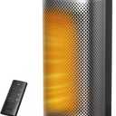 DREO Space Heaters for Indoor Use, Fast Heating Portable Heaters with Remote, Large PTC Ceramic Electric for Bedroom, 12H Timer, 70 Oscillation, Overheat Protection, 1500W Safety Heat for Home Office (Silver)