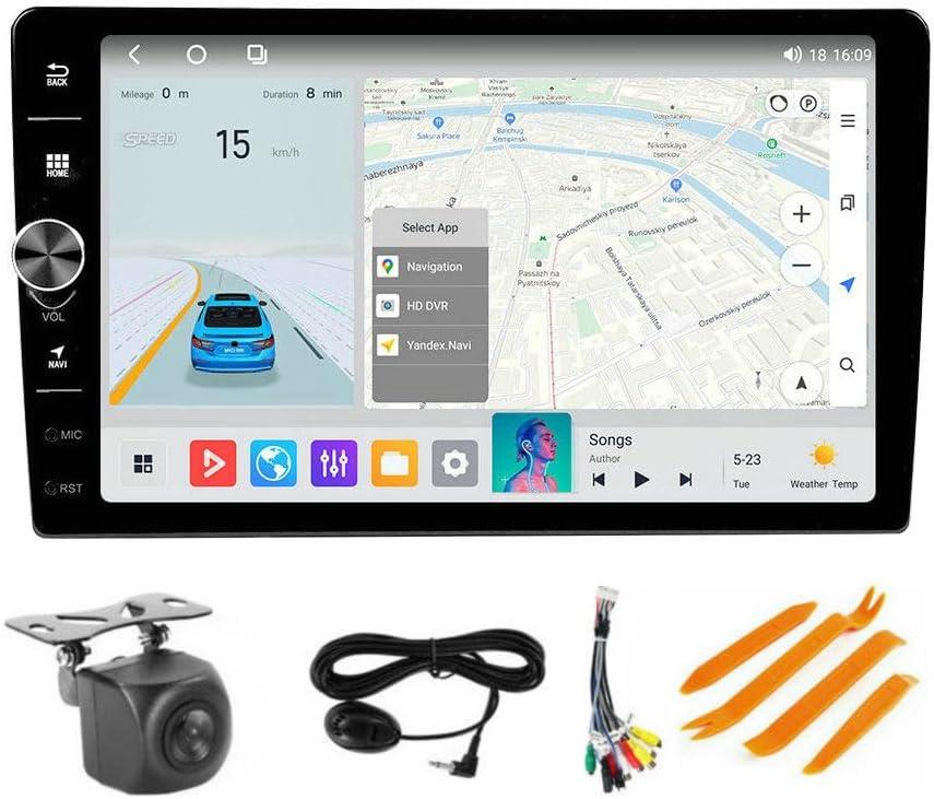 Car Stereo for Honda Pilot 2003-2005 Radio Upgrade Head Unit, 8-Core 2+32GB 9" Touch Screen with Volume Knob, Car-Play Android Auto/SWC/FM/Cooling Fan/5G WIFI/4G LTE