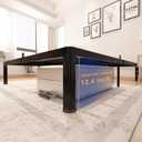 yookare Twin Platform Bed Frame, 14" Heavy Duty Metal Mattress Foundation, Rounded Safety Corners & Recessed Legs, Mattress Retainers,Easy Assembly, Noise Free Steel Slat Support, No Box Spring Needed