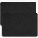 Hargiis Non-Slip Bathtub Mat, 2 Pack Anti Slip Shower Mat, Fast Drying Bathtub Mats, Foot Scrubber Mat, Anti Slip Mat for Tub, Floor, Bathroom, Kitchen, Home, Hotel (Black 24"×16"+24"×16")