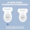 Jool Baby Quick Flip Toilet Seat with Built-in Potty & Splash Guard for Toddler Training, Slow Close (Elongated)