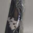 Highland Cow Print Gaming Mouse Pad, Large Mouse Pad Waterproof, Extended Desk Mousepad with Non-Slip Rubber Base Stitched Edge, Keyboard Mat for Desk Gaming Home Office, Black, 35.4" x 15.7"