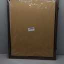 35 Card Baseball Card Display Case - Lockable Sports Graded Card Display Case Wall Mount with UV Protection Acrylic Door for Baseball Basketball Football Hockey Trading Card Collection - Walnut (36 - Walnut - Vertical - Blacklock)