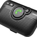 Bluetooth manos libres para telfonos celulares con bluetooth 5.0, altavoz con sensor de movimiento, compatible con el asistente de voz Siri, con clip para visera, BC980P