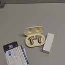 Real-Time AI Translation Earbuds, Open-Ear Audifonos Traductores Ingls Espaol Two-Way Translator Headphones, Bluetooth Wireless Earhooks for Business, Travel, Learning, Meetings (Oatmeal Beige)