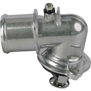 MITZONE Upgrade Aluminum Thermostat Housing Assembly Compatible with Jeep Grand Cherokee 2014-2021 Wrangler 2020-2022 Gladiator 2021 2022 Ram 1500 2014-2022 3.0L Diese Replace 902-3040 68253514AA