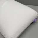 Purple Harmony Pillow Standard, Medium Feel, Med Height - Talalay Latex Foam Cooling Pillow for Combo or Side Sleepers, 360 Hex GelFlex Grid for No-Pressure Support and Luxurious Weightless Feel
