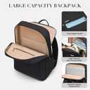 Laptop Backpack for Women - Business Travel Anti Theft Laptop Bag Backpack Water Resistant College Computer Backpacks for Men Women Fits 14Inch Notebook (Black)
