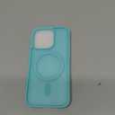 SUPFINE Magnetic for iPhone 16 Pro Case (Compatible with MagSafe) (Military Grade Drop Protection) Slim Translucent Matte Shockproof with Anti-Fingerprint Phone Case, Blue Green