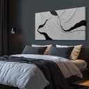 MLART99 Abstract Oil Painting Wall Art Modern Decor Living Room 24x48 Inch