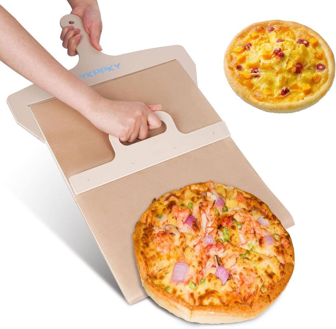 Sliding Pizza Peel - Non-Stick Pizza Slider Paddle, Peel Sliding Pizza Peel for Easy Pizza Transfer, Pizza Slide Spatula for Baking (23" x 13.7")