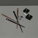 Jadive 2 Pcs High Torque Long Shaft Clock Movement Mechanism with Wooden Clock Hands for DIY Repair Parts Replacement(Fit for 24'' Clock, 32.5mm Shaft)