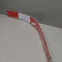 1" Rise Threshold Ramps for Doorways 40'' L Floor Transition Strip Self-Adhesive Wheelchairs Ramps, Edge Door Threshold Reducer Transition Strips for Home Steps (White)