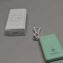 ORGBRO Label Maker Machine with Tape, X1 Portable Bluetooth Mini Label Printer, Support Pre-Cut & Continuous Label, Wireless Small Label Makers with Versatile App for School Home Office Organization (Green)