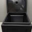 Mayne Fairfield Garden Hose Bin - Black - 17in L x 17in W x 18in H - Holds up to 100 ft. of standard garden hose (5858-B)