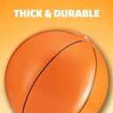 Inflatable Basketballs (Pack of 12) 16-inch Beach Balls for Pool Beach Toys & Basketball Party Favors for Kids Sports Themed Birthday Party Decorations, Outdoor Backyard Summer Pool Games Supplies