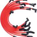 C301 Ignition Spark Plug Wire Set for Ford 1979-1995 F-150, 1964-1995 Mustang, 5.0L 5.8L SBF 302 289