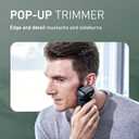 Panasonic Electric Razor for Men, Electric Shaver for Men, ARC5 with Premium Automatic Cleaning and Charging Station, Wet Dry Shaver, Cordless Razor, with Pop-Up Trimmer ES-LV97-K, Black