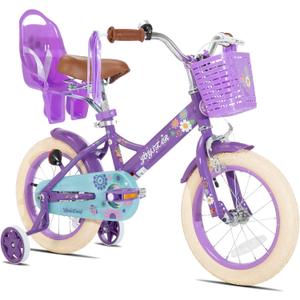 JOYSTAR Little Daisy Princess Kids Bike for Girls Boys Ages 2-12, 14 Inch with Training Wheels