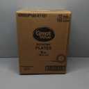 Great Value Uncoated Paper Plates, 9 Inch, White, 1200 Count