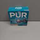 PUR Plus Horizontal Faucet Mount Filtration System with 3-in-1 Lead Reducing Filter, Water Filter for Sink, Lasts 100 Gallons, Compatible with Sinks with External Aerators, Metallic Grey