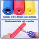 6 Pack Foam Grip Tubing Utensil Foam Tubes Grip Multicolor Padding Handle Grips Soft Comfortable Adaptive Utensils Tools and Pens for Elderly Disabled Handicapped Supplies