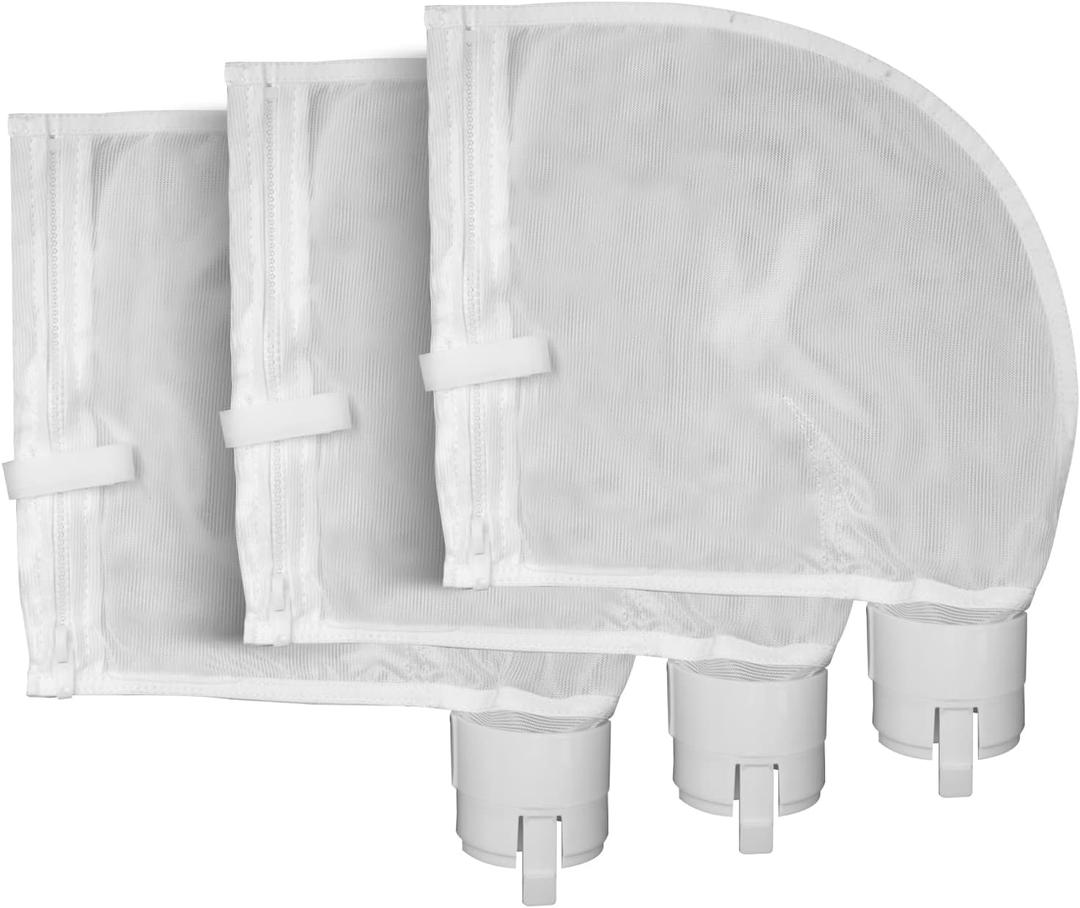 Pool Cleaner Replacement Filter Bag Fits for Polaris 360 and 380 Pool Cleaner All Purpose Bags (3 Pack, 360 Zipper Closure Bag)